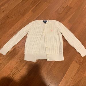 Ralph Lauren Toddler (girls) button up cardigan